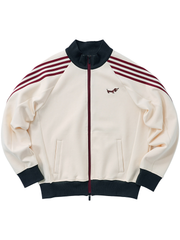 Retro Color-Block Striped Stand-Collar Casual Jacket