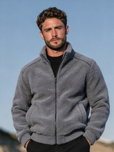 Men's Stand-Collar Fleece Jacket