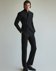 Ensemble de costume décontracté en lin pour homme