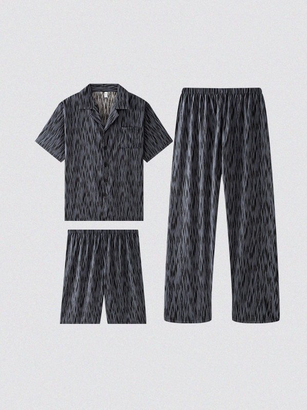 Men's Casual 3-Piece Loungewear/Sleepwear Set