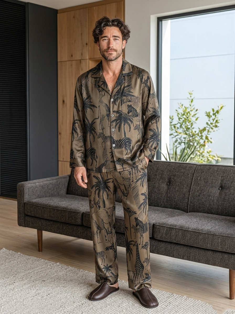 Men's Casual 2-Piece Loungewear/Sleepwear Set