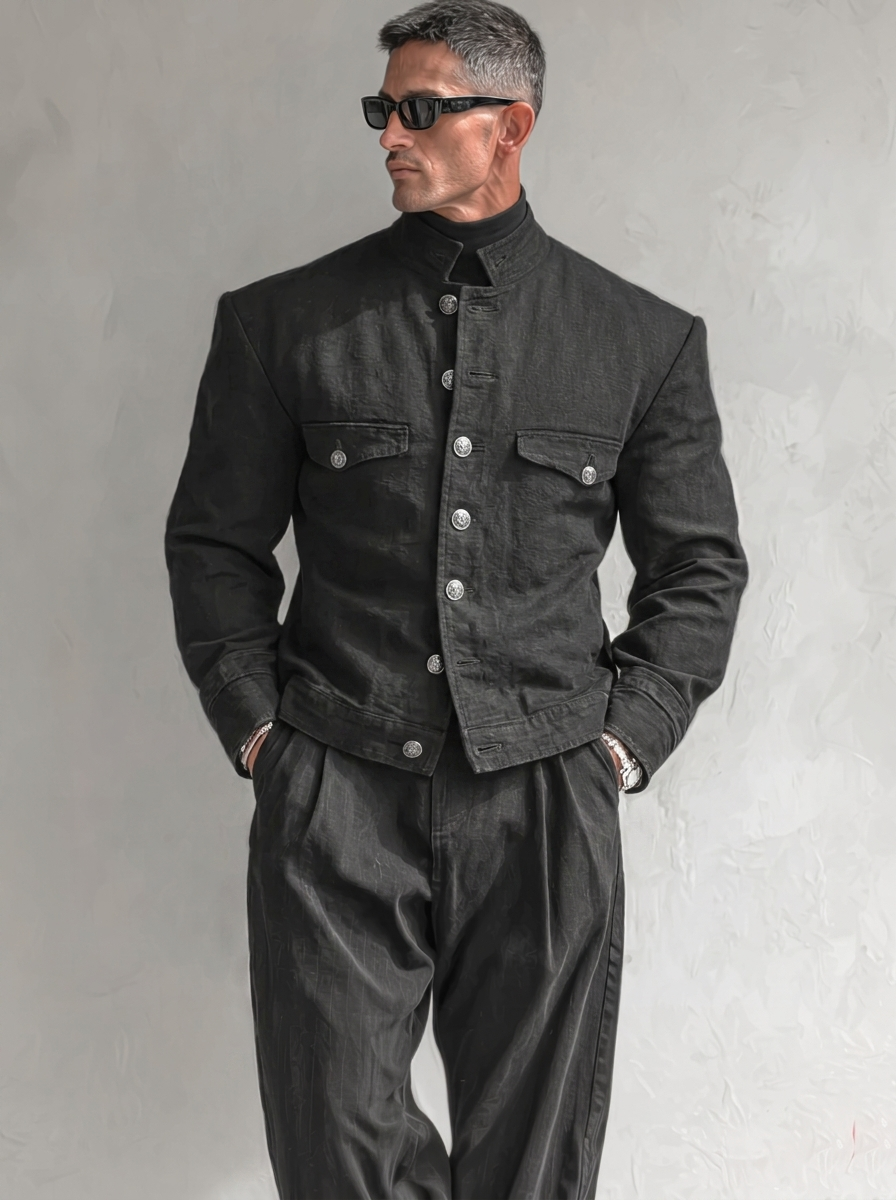 Men's Casual Fashion Denim Set