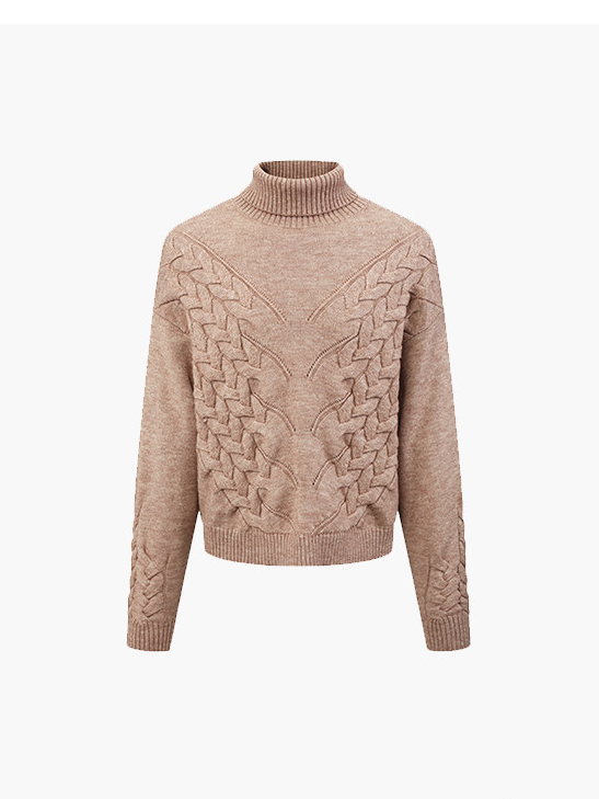 Men's blended jacquard knit top