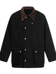 Men's Multi-Pocket Utility Windbreaker Jacket