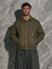 Men's Striped Casual Autumn Jacket