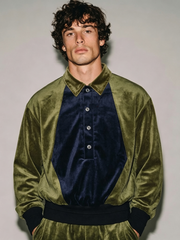 Stylish and Casual Men's Velvet Top