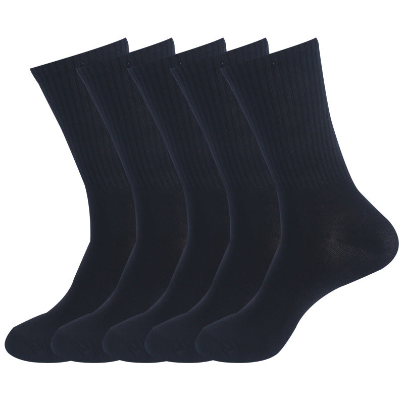 Calzini da uomo in puro cotone (questo prodotto è un set con un paio di ogni colore)