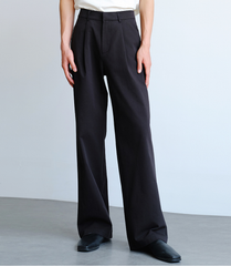 Pantaloni casual da uomo in cotone e lino con pieghe