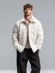 Top trapuntato alla moda maschile