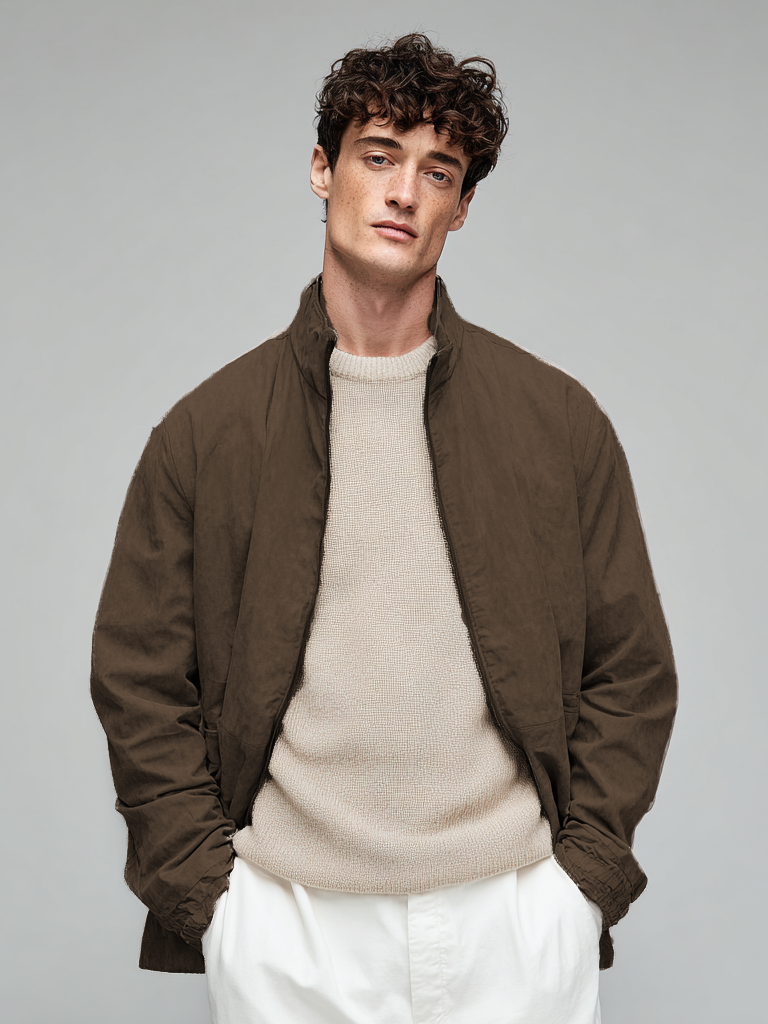 Men's casual windproof autumn thin coat